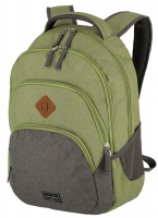 Travelite 'Basics' Rucksack Melange 22l grün/grau