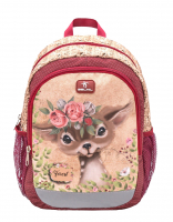 Belmil 'Kiddy Plus' Kinderrucksack 12l ca. 300g animal forest bambi 