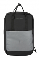 New-Rebels 'Bowie' Cape Coral Griff-Rucksack 15L mit Laptopfach mit Reflektorfläche schwarz