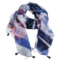 Desigual 'Foulard Equilibrium' Damenschal navy