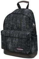 Eastpak 'Wyoming' Rucksack mit Lederboden 24l black blocks