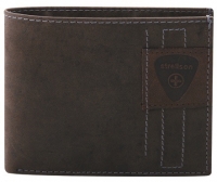 Strellson 'Richmond' Scheintasche quer echt Leder dark brown