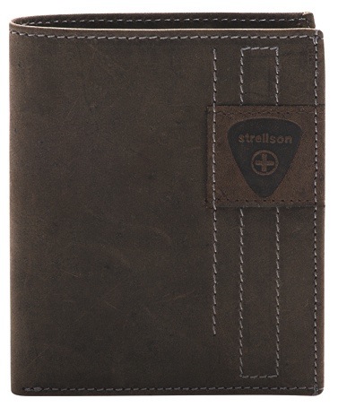 Strellson 'Richmond' Scheintasche hoch echt Leder dark brown