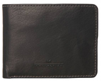 M.Collection 'Mafia' Portemonnaie klein echt Leder schwarz