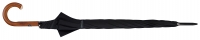Pierre Cardin 'Black Line' AC Golfschirm mit Holzgriff schwarz