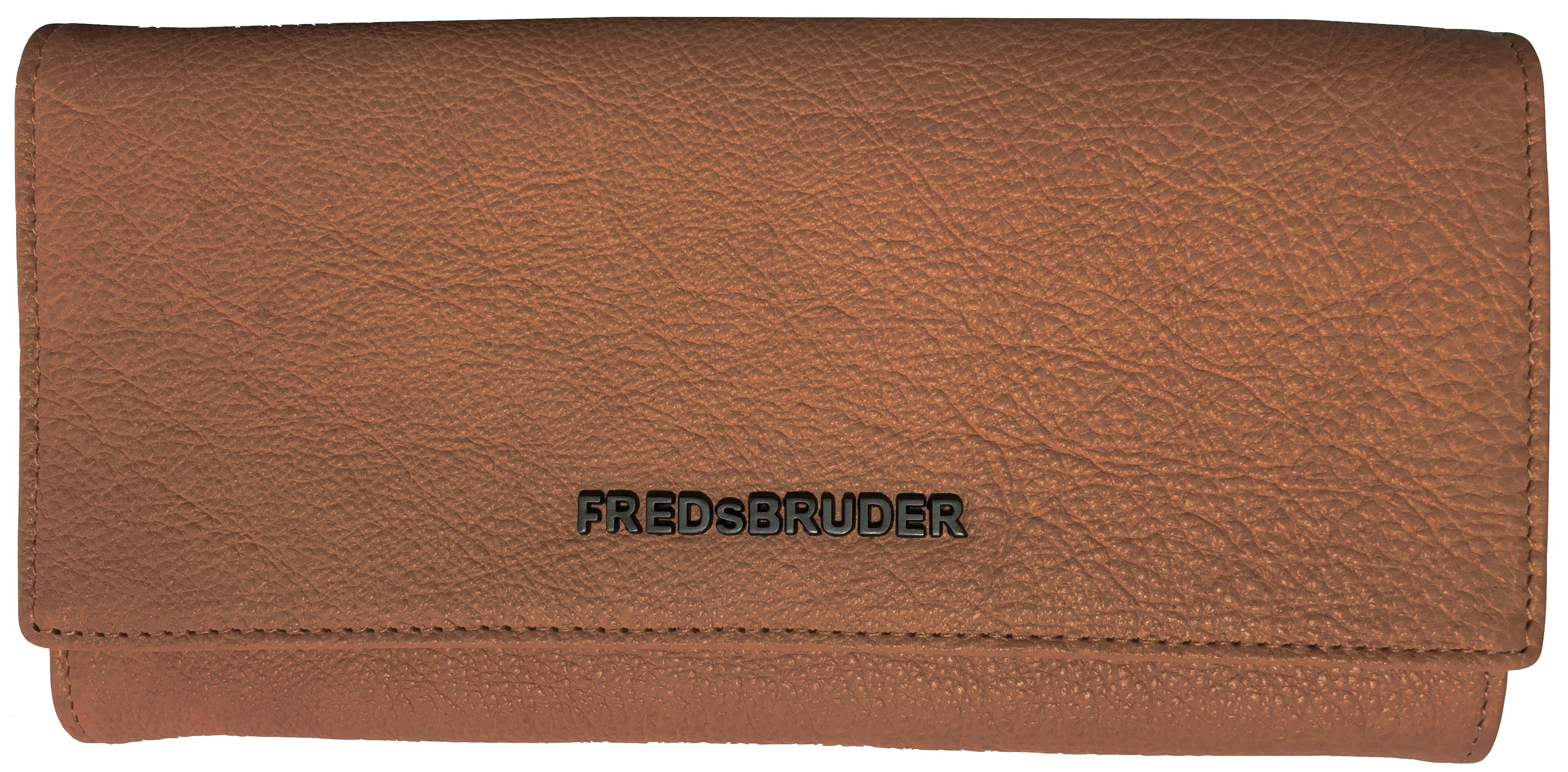 Fredsbruder 'Wallet Easy Iconic' Damenbörse echt Leder cognac