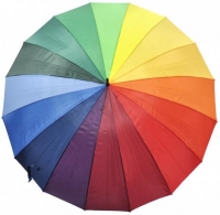 Happy Rain 'Golf' Gästeschirm mit Rundhaken multicolor