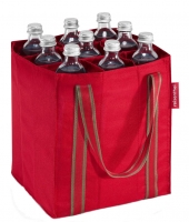 Reisenthel 'Bottlebag' Flaschentasche red stripes