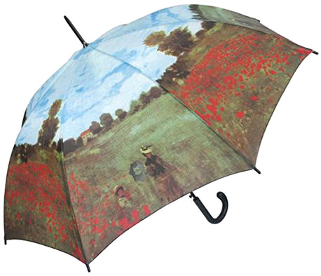 Happy Rain 'Monet II Mohnblumenfeld' Taifun Langschirm