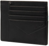 Samsonite 'Soft SLG' Kartenetui Querformat echt Leder schwarz