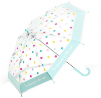 Rainy Days 'Bambino Clear' Kinderschirm mit Griff bunt