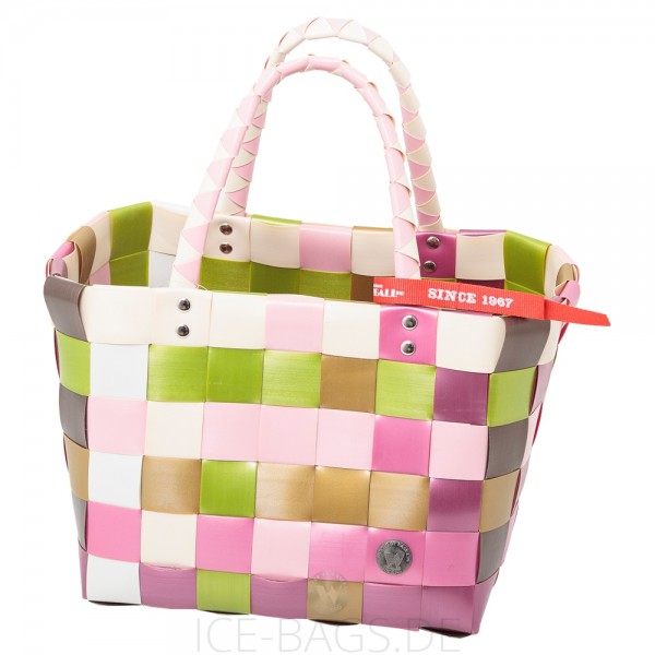 Witzgall 'ICE BAG Flechttasche' Mini Kunststoff rosa/pink/grün/braun/weiß licht-und farbecht Witzgall 'ICE BAG Flechttasche' Mini Kunststoff rosa/pink/grün/braun/weiß licht-und farbecht