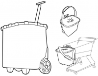 Reisenthel 'Carrycruiser' Einkaufsroller mit Alurahmen rot