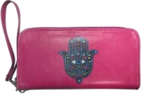 New-Rebels 'Buddha Hand' Langbörse mit RV pink