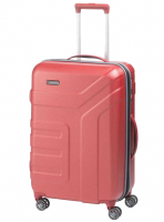 Travelite 'Vector' 4-Rad ABS-Hartschalen Trolley 70cm erweiterbar 3,7kg 79/91l koralle