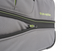 Travelite 'Basics' Trolley RT 55cm 2,3kg 51/64l grau/grün
