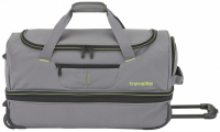Travelite 'Basics' Trolley RT 55cm 2,3kg 51/64l grau/grün
