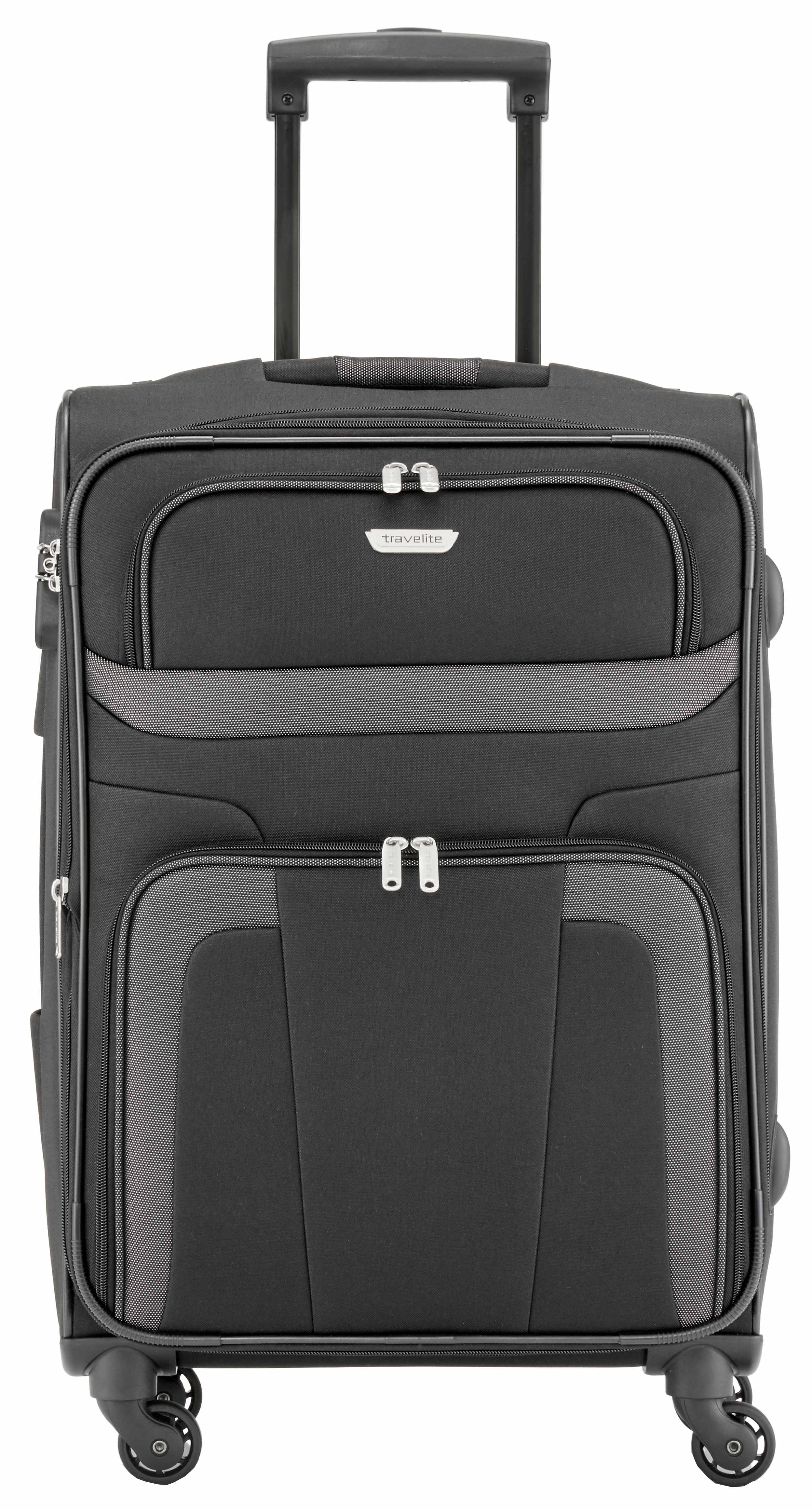 Skyline 'Orlando' 4-Rad Trolley M 65cm erweiterbar 3,3kg 63/73l schwarz