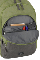 Travelite 'Basics' Rucksack Melange 22l grün/grau