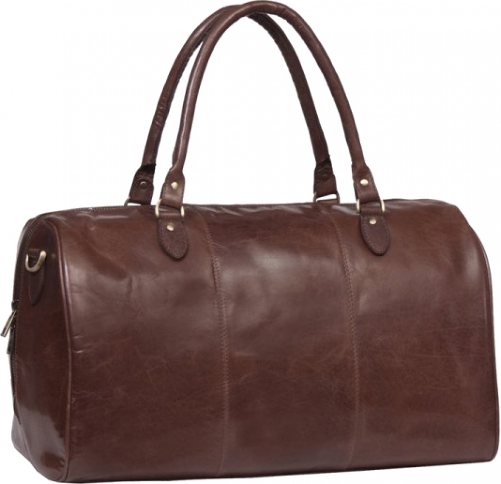 Justified Bags 'Max' Weekender echt Leder braun
