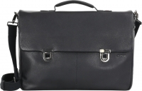 Strellson 'Garret' BriefBag LHF echt Leder black