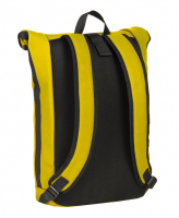 New-Rebels 'Mart' Roll-up Rucksack mit Laptopfach yellow