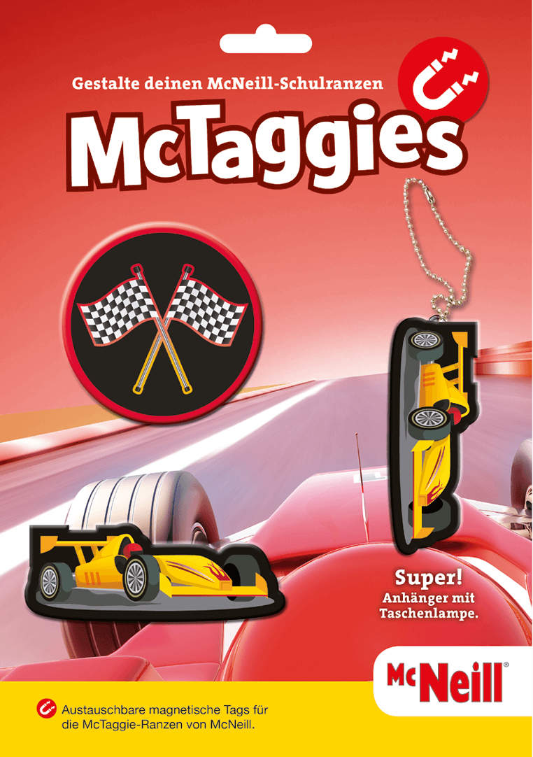 McNeill 'Racecar' McTaggie-Set 3tlg.