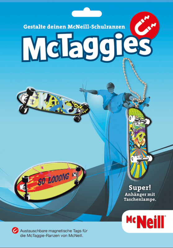 McNeill 'Skateboard' McTaggie-Set 3tlg.