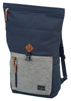 Travelite 'Basics' Roll-up Backpack Rucksack 35l 0,8kg marine/grau