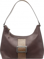 Tamaris 'Lee' Hobo Bag dark brown combination Grainy