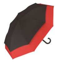 Pierre Cardin 'Allonge' Longschirm AC schwarz/rot