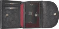 VOI 'Tori' Wienerschachtel RFID-Schutz echt Leder blau
