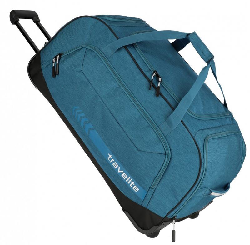 Travelite 'Kick Off' Rollen-Reisetasche XL 77cm 2,9kg 120l petrol