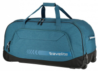 Travelite 'Kick Off' Rollen-Reisetasche XL 77cm 2,9kg 120l petrol