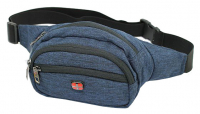 New Bags 'Business' Bauchtasche aus Spinnstoff navy