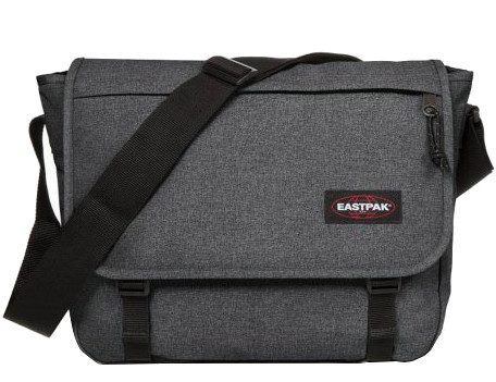 Eastpak 'Delegate +' Umhängetasche mit Laptopfach 17' 20l black denim