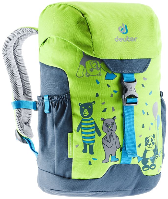 Deuter 'Schmusebär' Kinderrucksack 8l 290g 600D PES kiwi-arctic