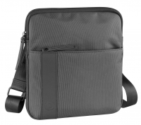 Bugatti 'Domani' Schultertasche Hochformat M anthracite