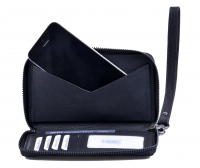Dernier Handytasche RFID RV echt Leder schwarz