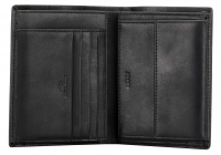 Joop Loreto 'Ladon' Billfold MV8 Börse Hochformat  echt Leder black