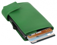 Secwal2 'Vintage' Kartenetui Geldbeutel RFID Leder grün