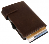 Secwal2 Kartenetui Geldbeutel RFID Leder braun
