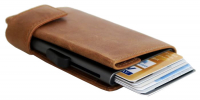 Secwal2 Kartenetui Geldbeutel RFID Leder cognac
