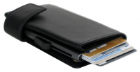 Secwal1 Kartenetui RV RFID echt Leder schwarz