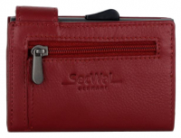 Secwal1 Kartenetui RV RFID echt Leder rot