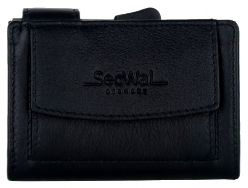 Secwal2 Kartenetui Geldbeutel RFID Leder schwarz