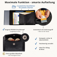 Secwal2 Kartenetui Geldbeutel RFID Leder schwarz