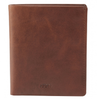 Joop Loreto 'Daphnis' Billfold SV6 Börse Hochformat echt Leder dark brown