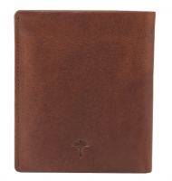 Joop Loreto 'Daphnis' Billfold SV6 Börse Hochformat echt Leder dark brown