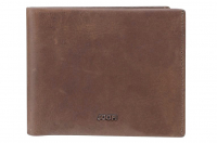 Joop Loreto 'Nestor' Billfold SH2 Kartenetui Querformat RFID safe echt Leder dark brown